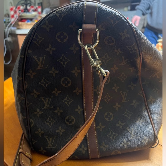 Louis Vuitton Keep-all 55 Monogram Brown Travel Bag VINTAGE 2002 - Picture 4 of 13